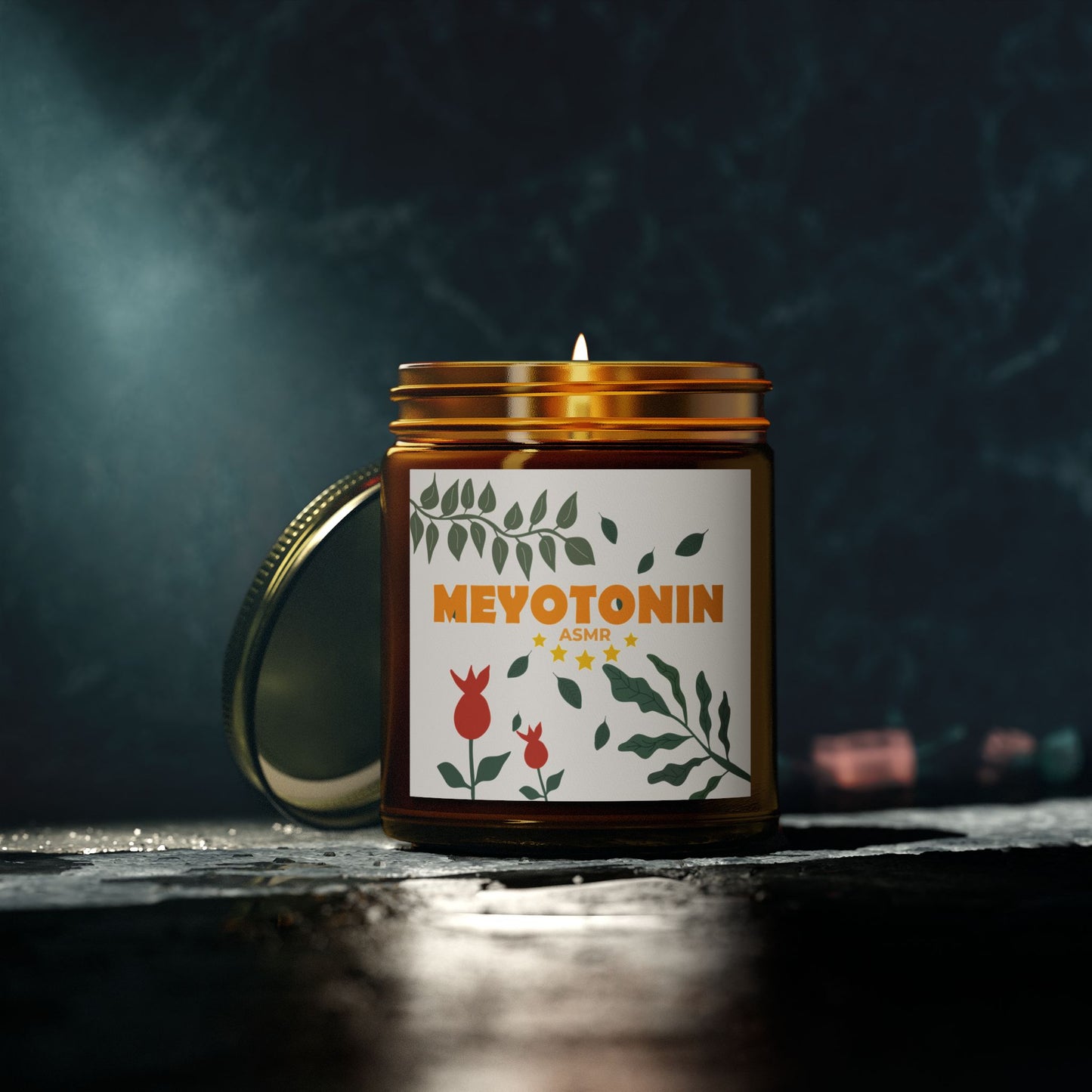 Meyotonin Scented Candles - Coconut Apricot Wax 9oz