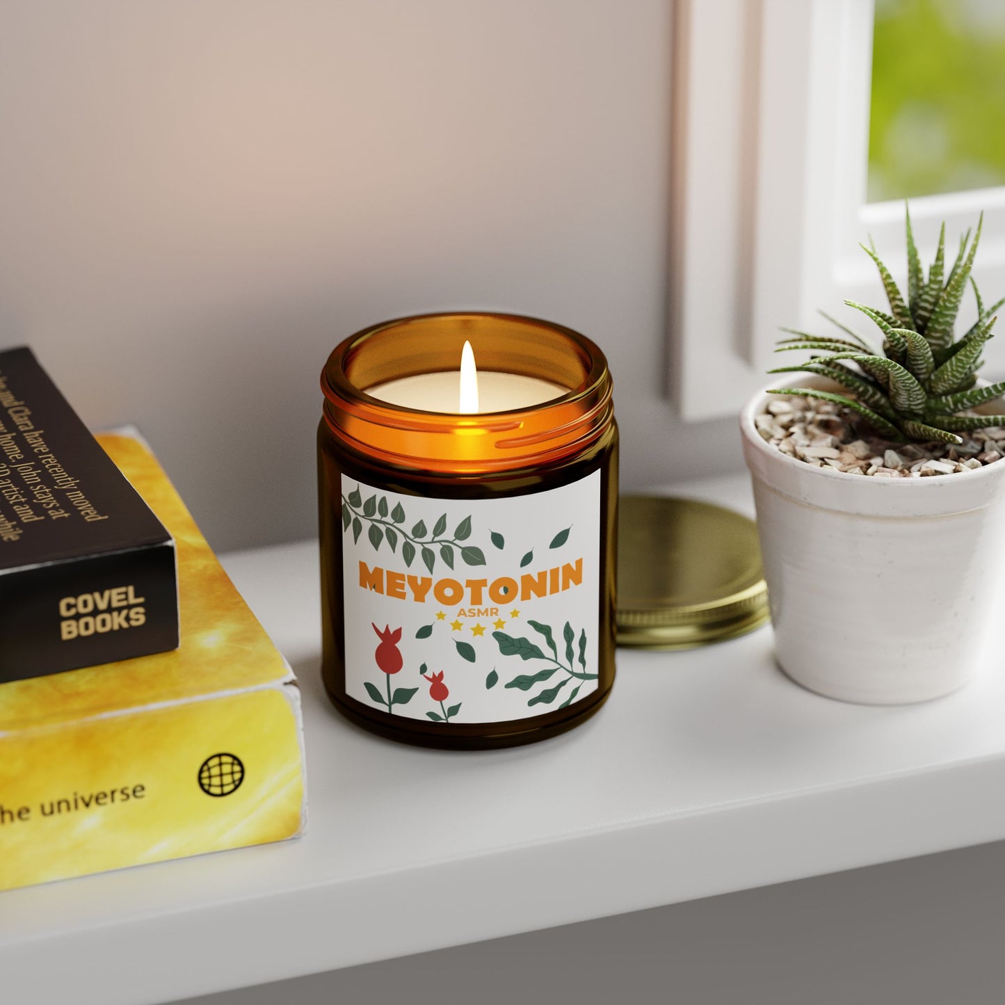 Meyotonin Scented Candles - Coconut Apricot Wax 9oz
