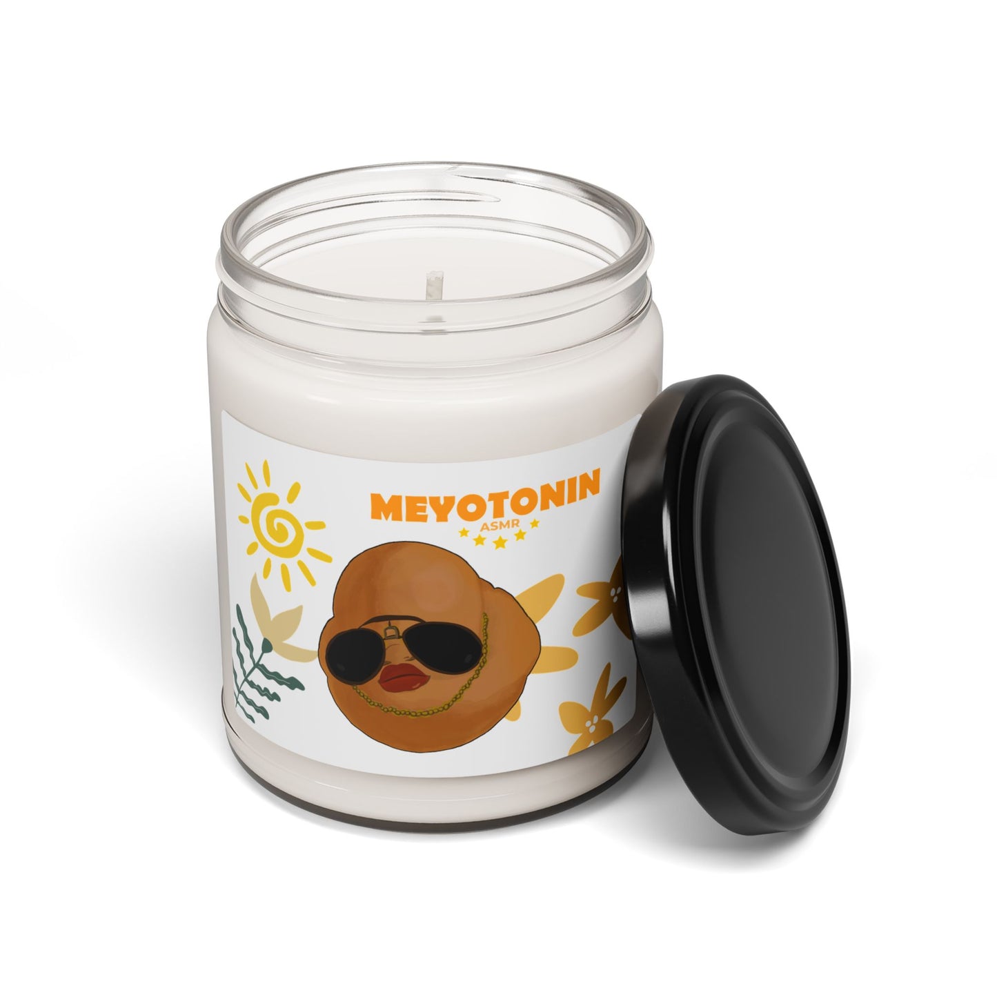 Chill Vibes Scented Soy Candle - 9oz with MEYOTONIN Design